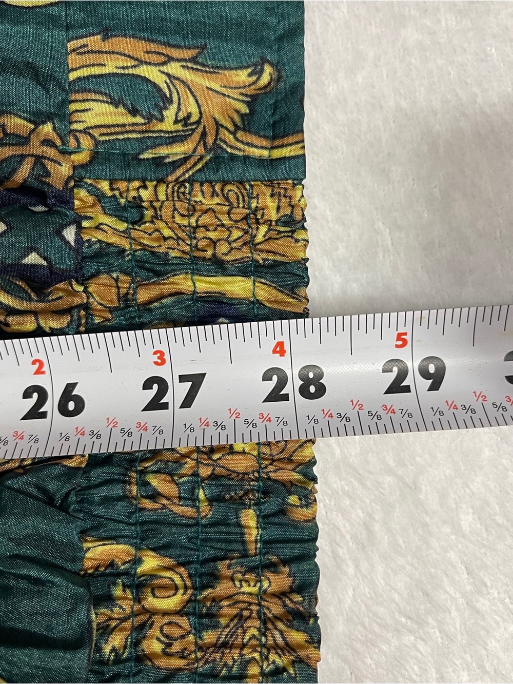 Vintage 90s Slade Unisex 3X Green Gold Baroque Crest Full Zip Lined Windbreaker - Picture 5 of 6